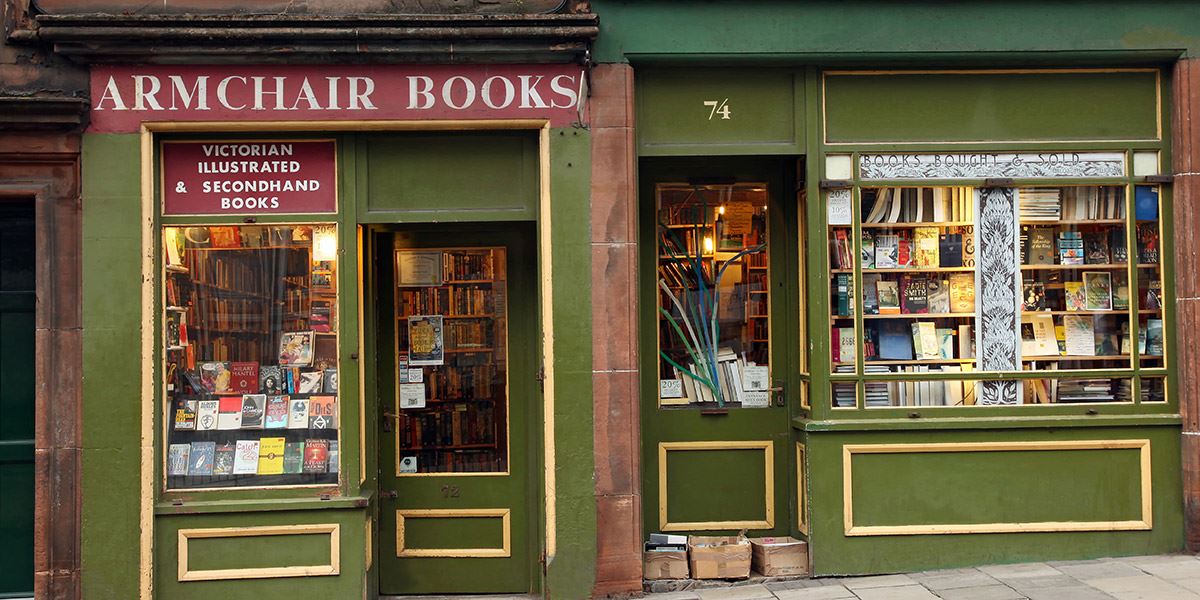 Armchair Books in Edinburgh's West Port