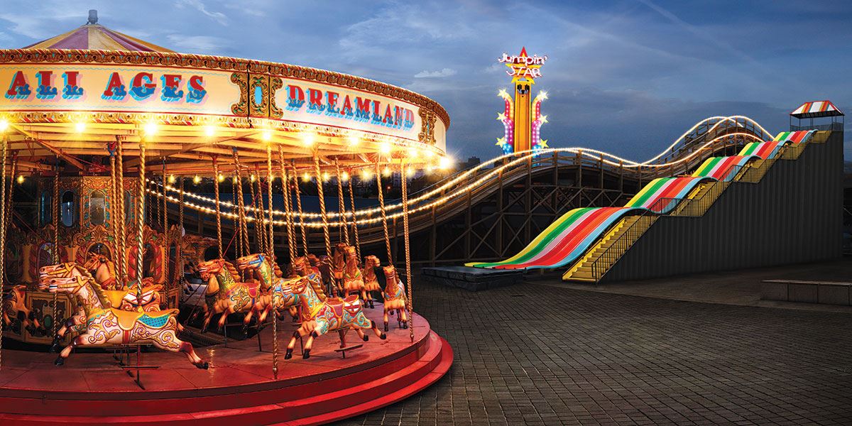 Discover vintage rides at Dreamland Margate