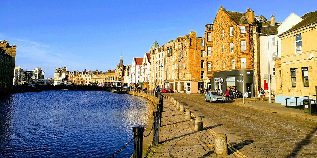 Leith rests on the shores of the Firth of Forth, at the mouth of the Water of Leith