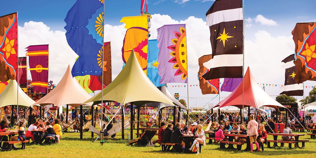 Creamfields is one of the many festivals held in Cheshire every year