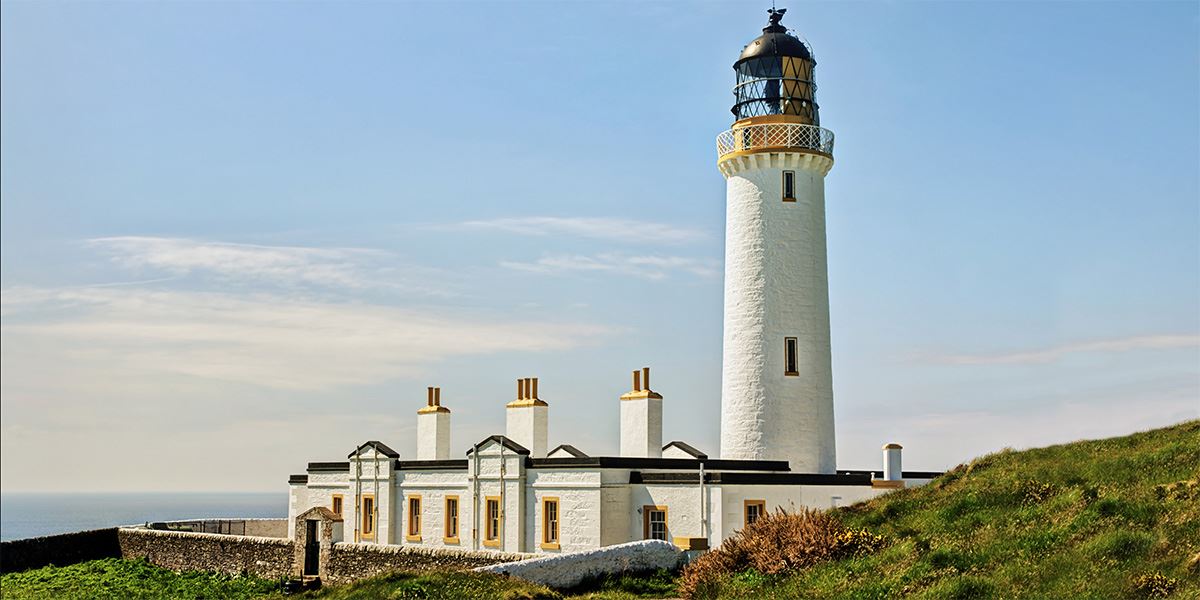 It's 115 steps to the top of The Mull of Galloway Lighthouse at Drummore