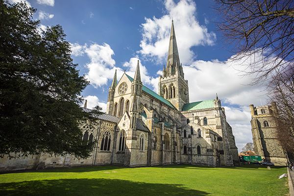 The historic Chichester Cathedral