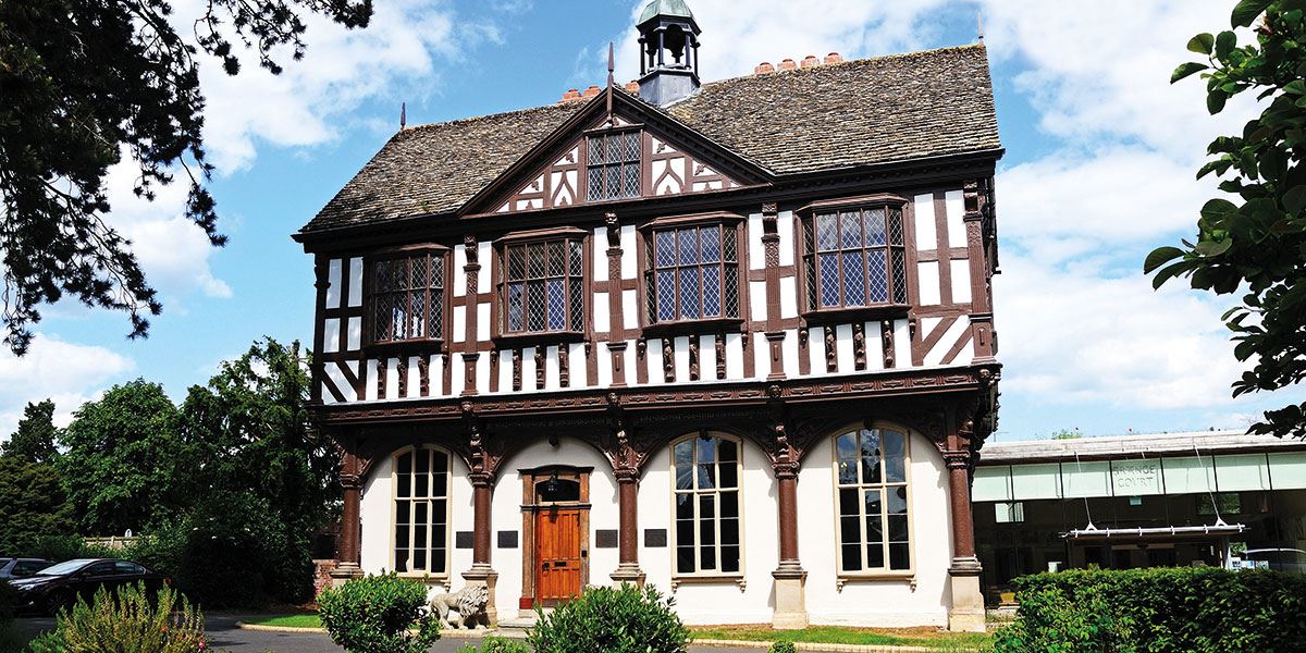 This county is punctuated with black and white villages such as Leominster, where you can marvel at Grange Court, built in 1633