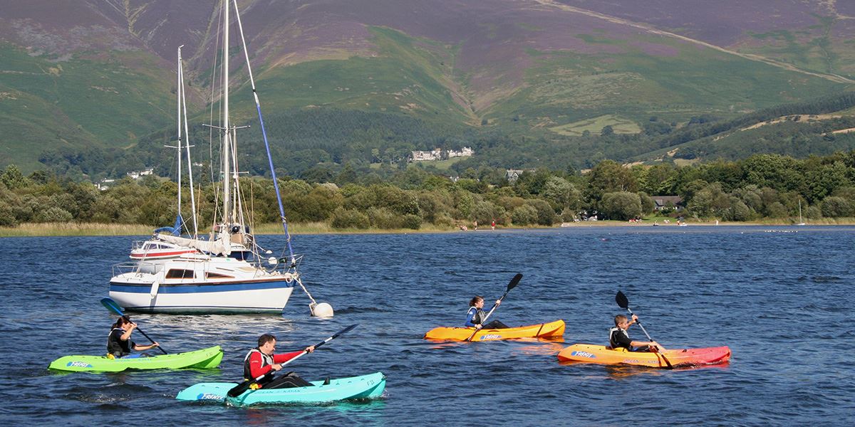 Watersports on Derwentwater, Keswick