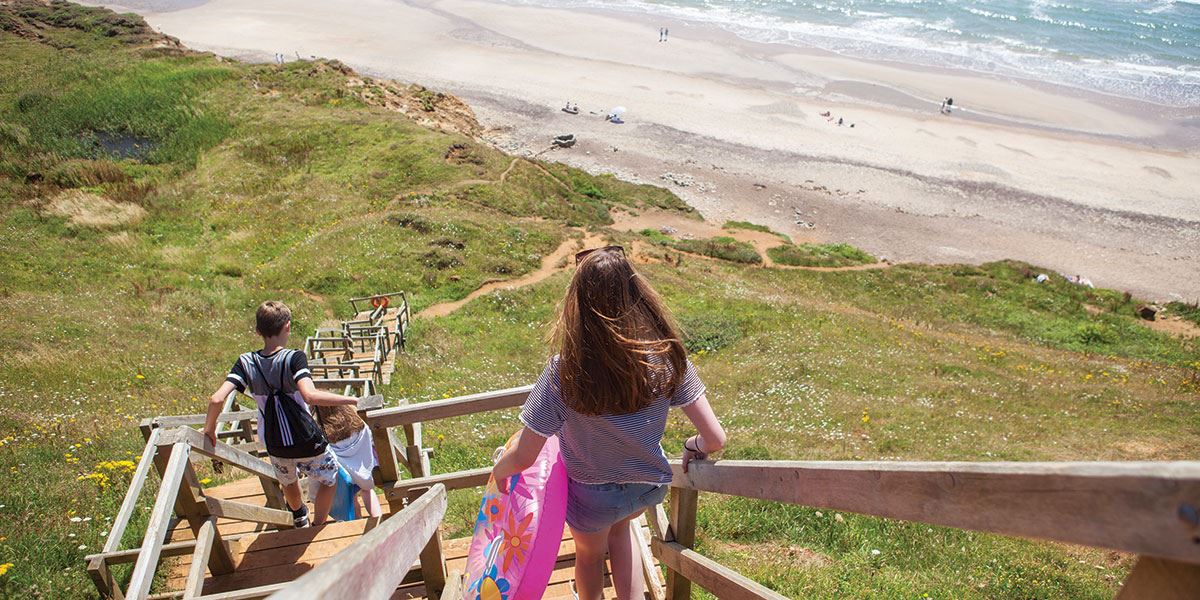Spend a day at one of the Isle of Wight's fabulous beaches