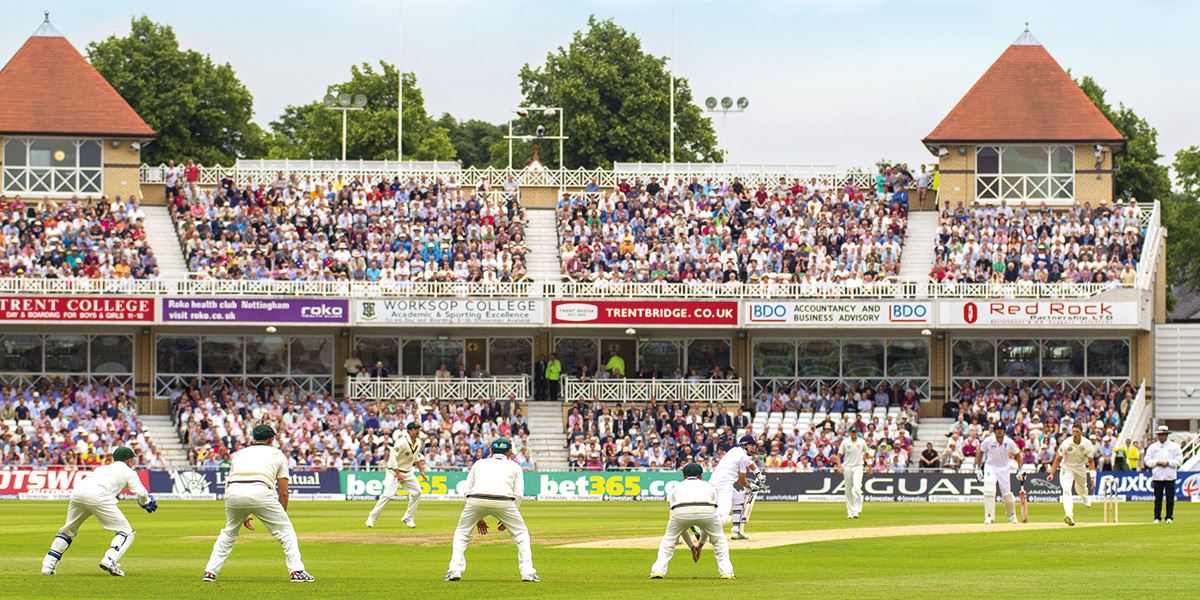 The famous Trent Bridge Cricket Ground