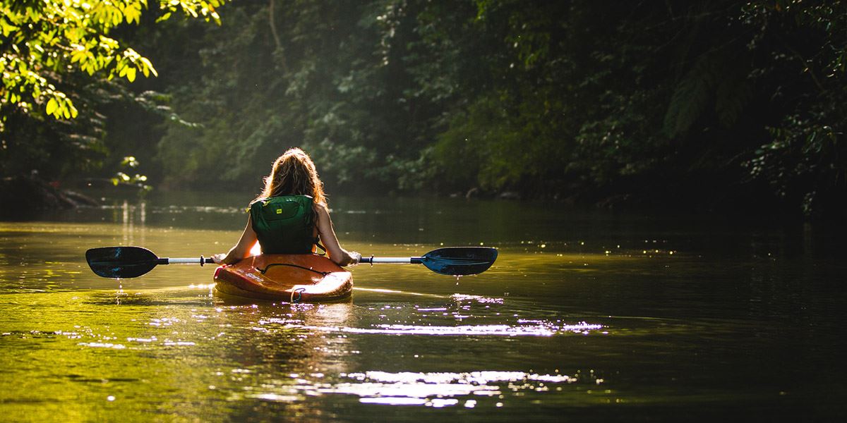 Woman-Kayaking