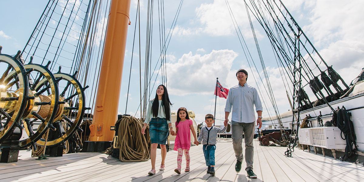 Enjoy a family day out at Portsmouth Historic Dockyard