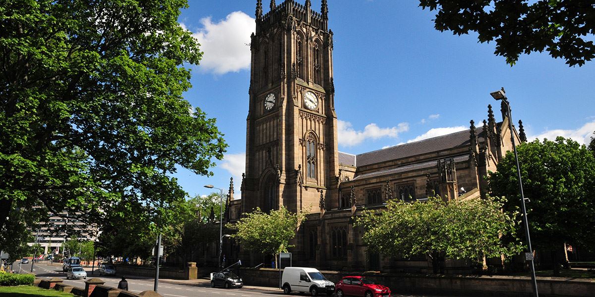 Marvel at Leeds Minster's Gothic architecture