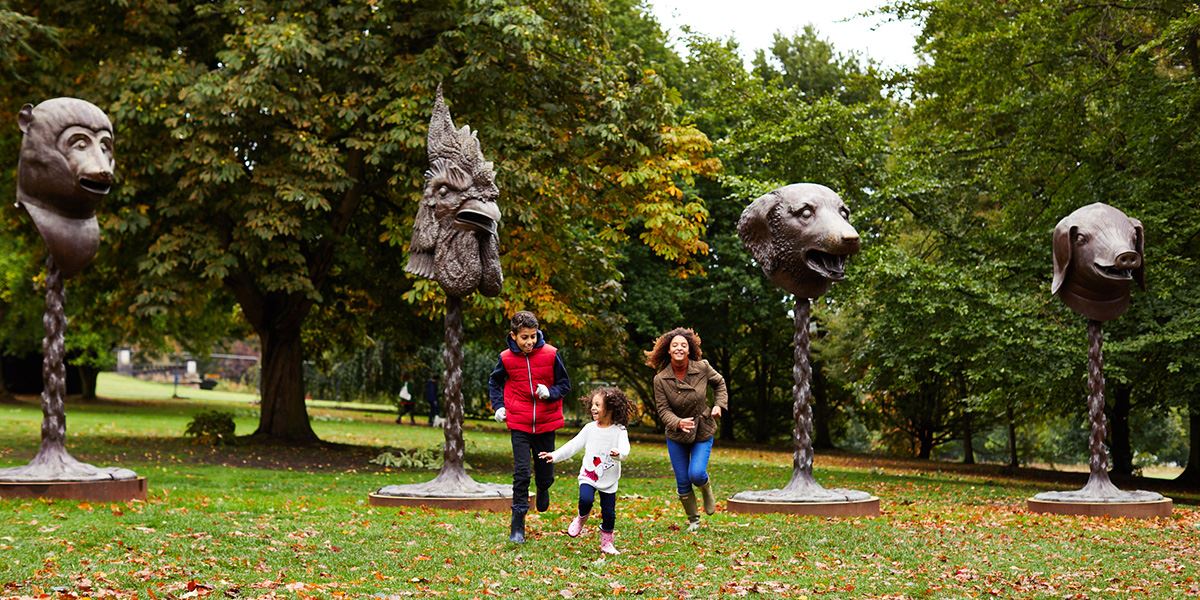 Ai Weiwei: Circle of Animals/Zodiac Heads at Yorkshire Sculpture Park, Wakefield