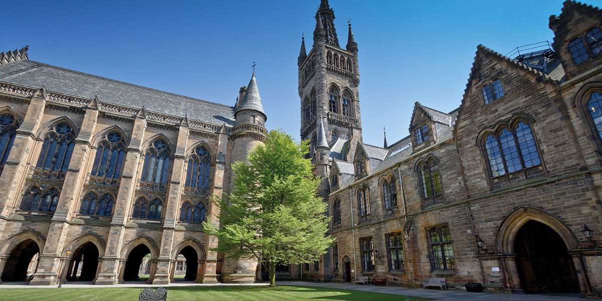 The University of Glasgow has welcomed famous names throughout history