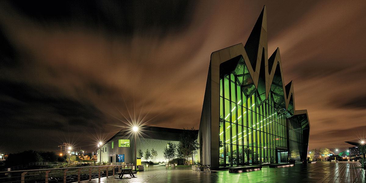 Riverside Museum is Glasgow's award-winning transport museum