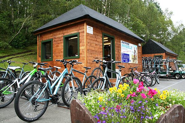 Hire a bike at Loch Katrine in the heart of the Trossachs
