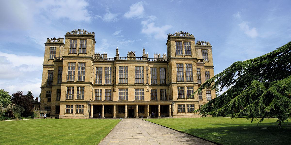 Hardwick Hall is one of Derbyshire's beautiful historic buildings