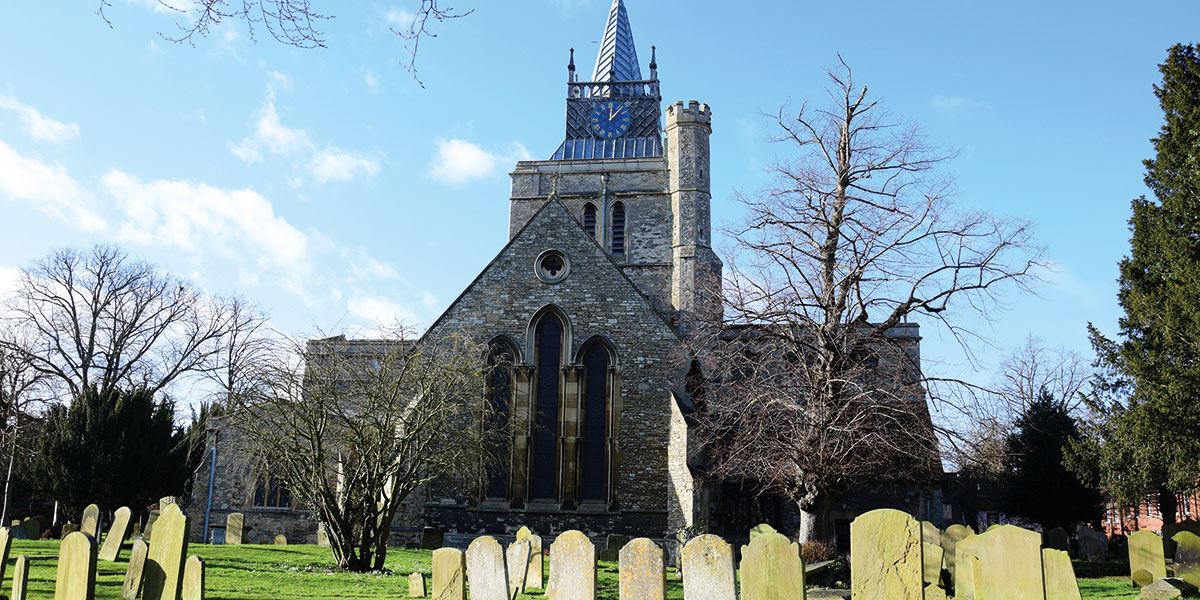 Aylesbury is known from archaeological digs to date back to 1500BC ((pictured St Mary's Church, Aylesbury)