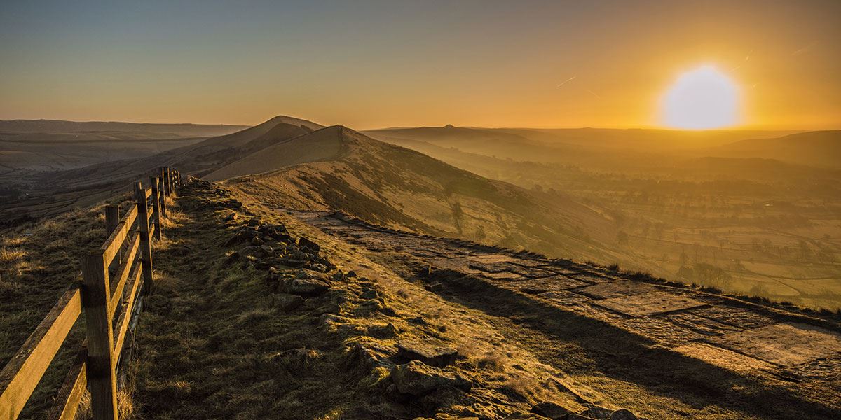 Get your walking boots on and head to the summit of Mam Tor