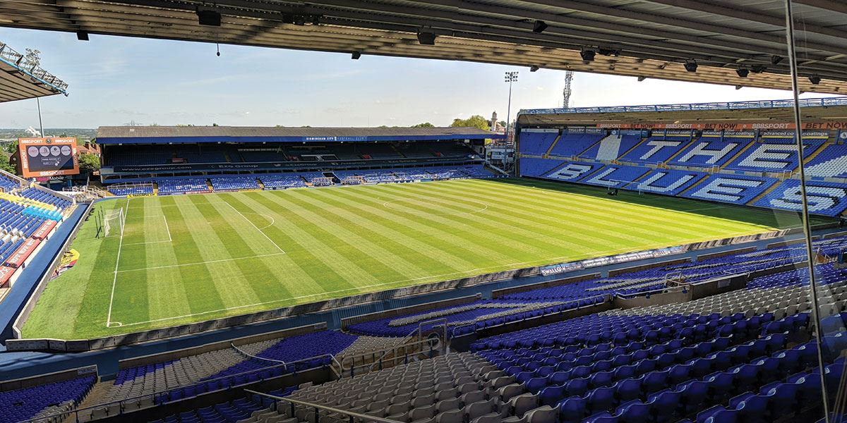 St. Andrew's Stadium is the home of Birmingham City F.C.