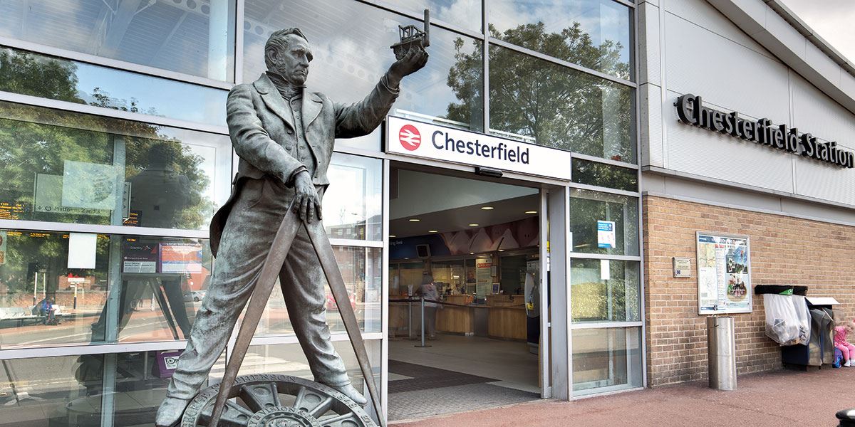 Chesterfield is one of the region's mainline train stations