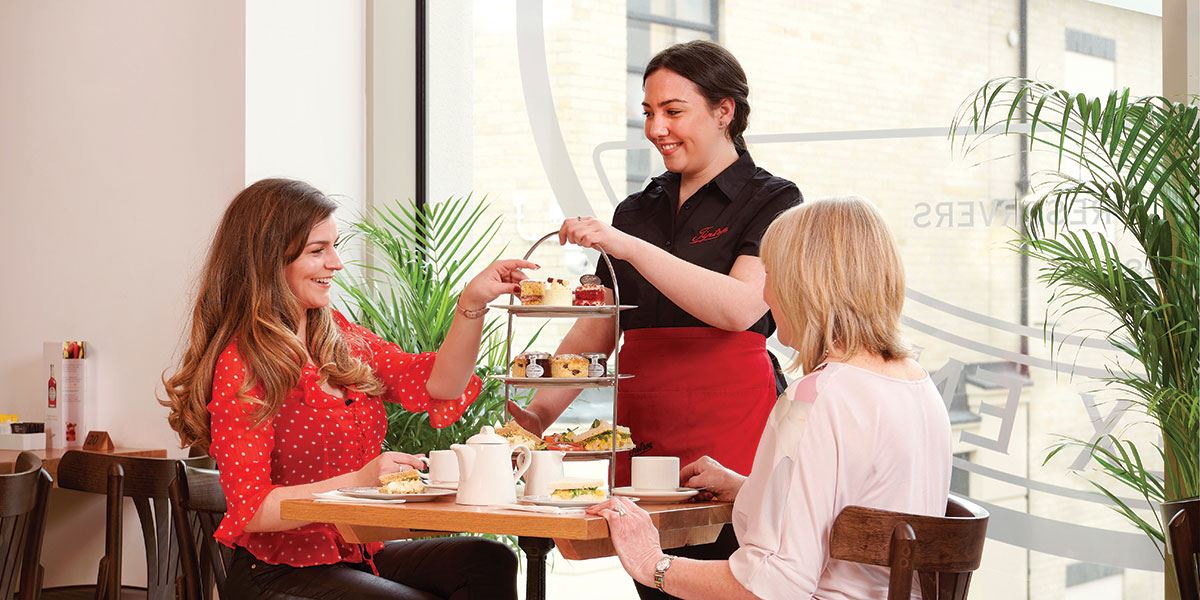 Enjoy a delicious afternoon tea at Tiptree Tea Rooms