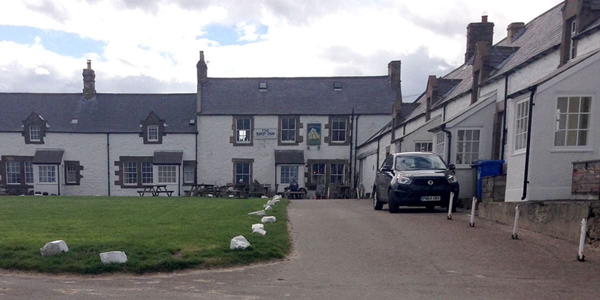 Head to Northumberland and enjoy a meal at The Ship Inn