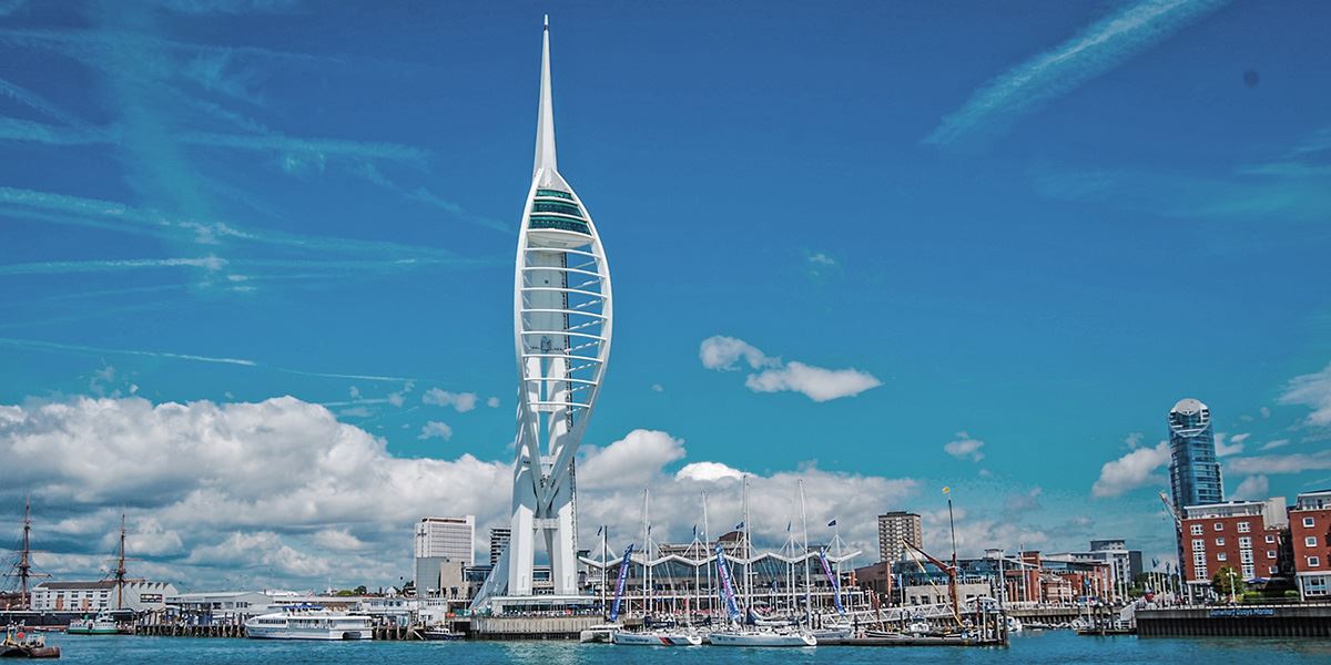 Try dining with a difference at the Spinnaker Tower