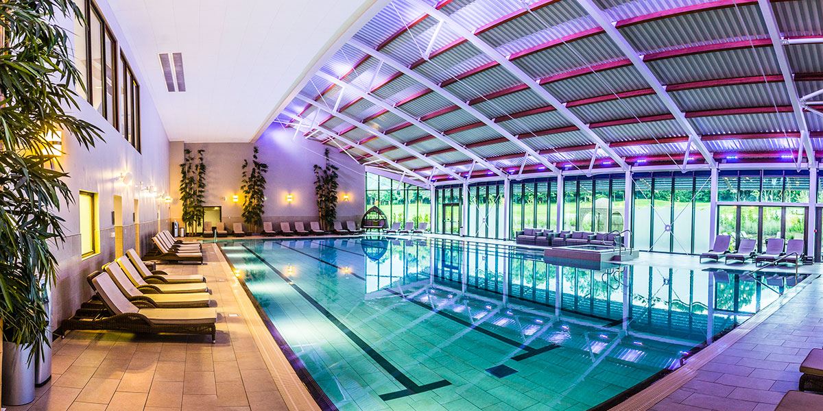 Enjoy one of the largest hydrotherapy pools in the UK at Ramside Hall