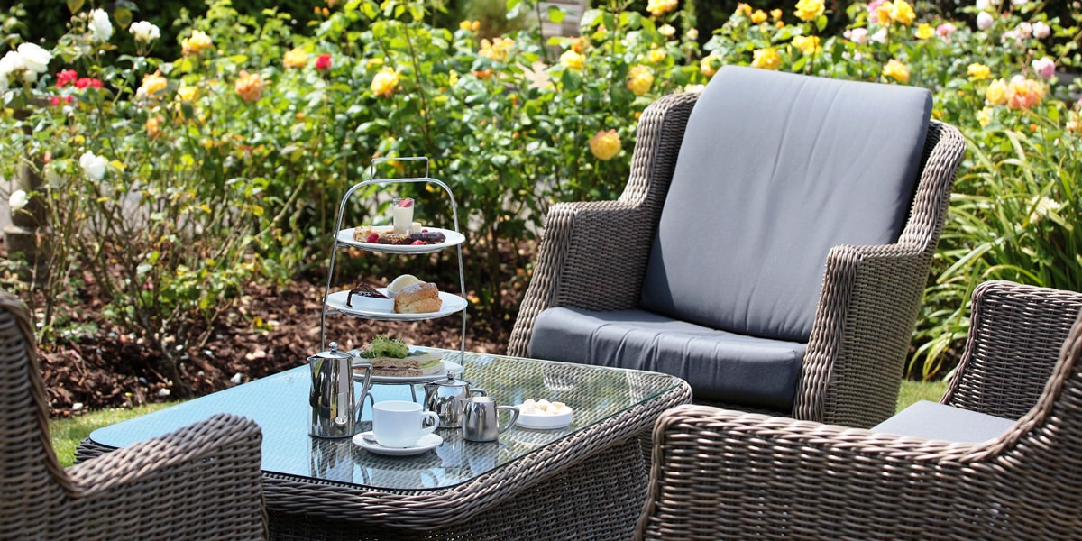 Sample an alfresco afternoon tea at the Alexandra Hotel & Restaurant in Dorset