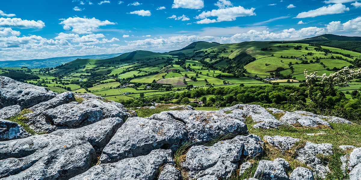 View of nearby Mold 10 things Denbighshire and Flintshire