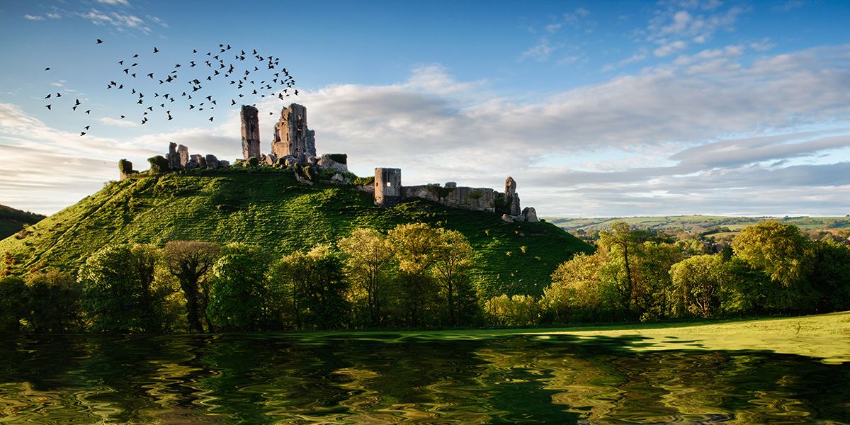 Corfe Castle is one of Britain's most iconic and evocative survivors of the English Civil War