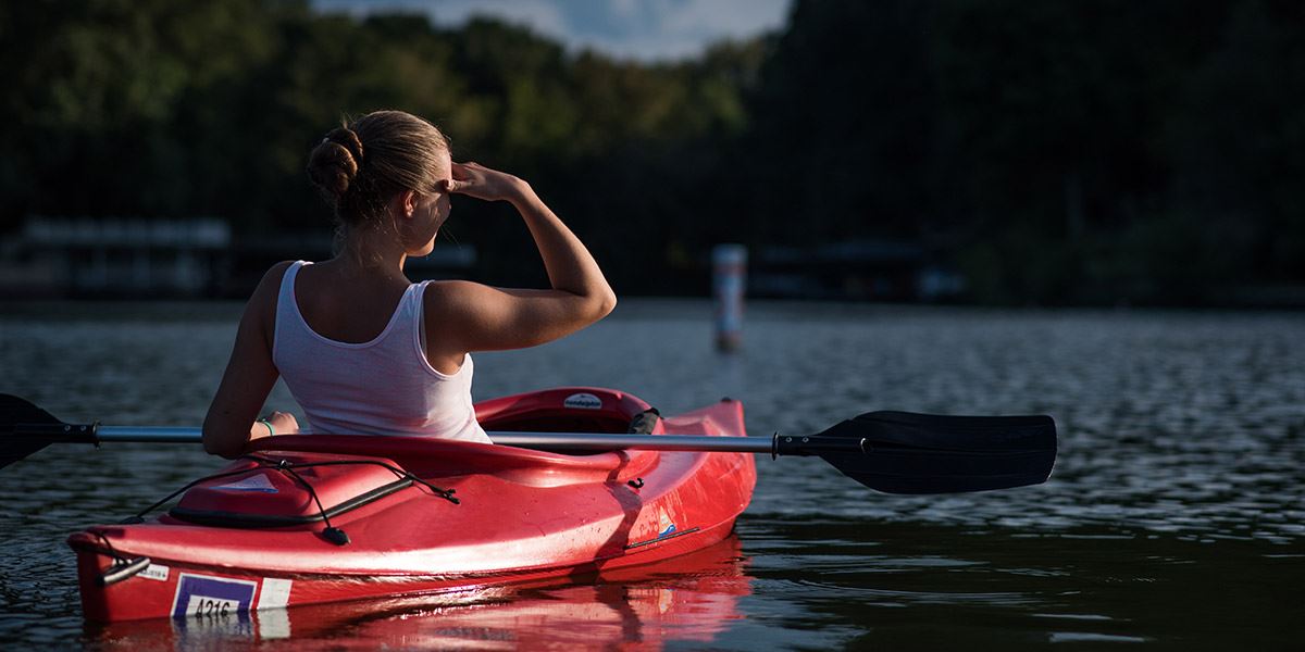 Woman in Kayak Top 10 things East Sussex