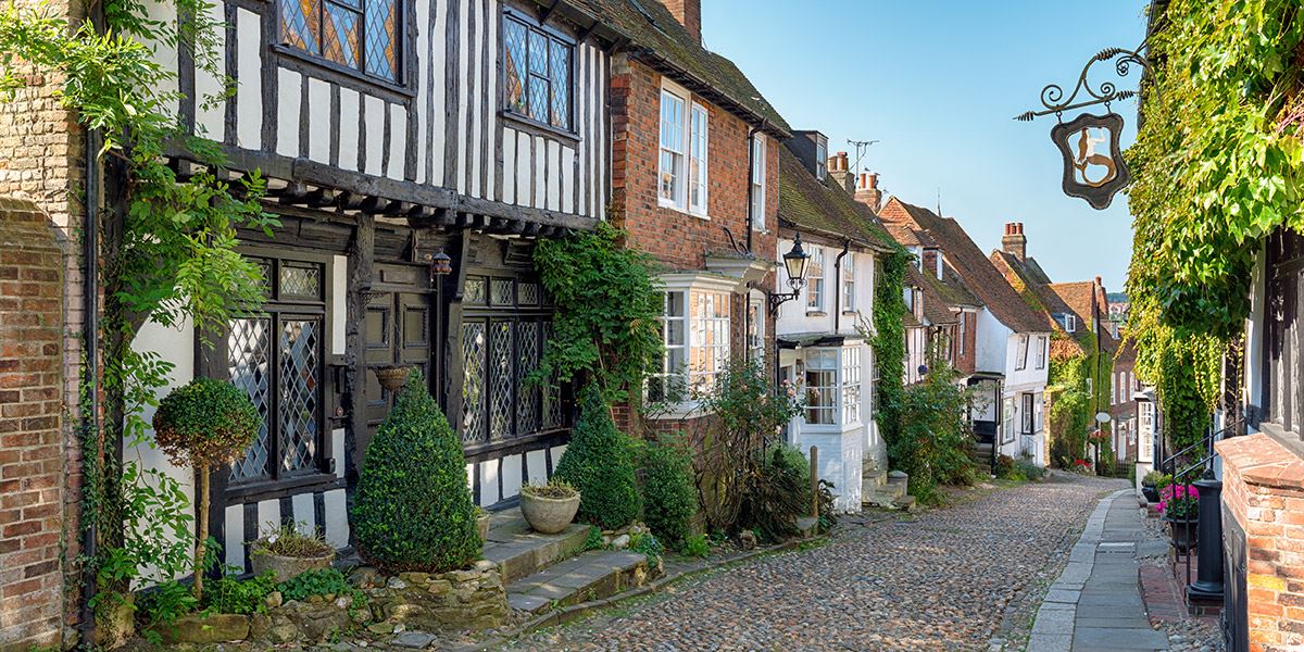 Tudor houses in Rye