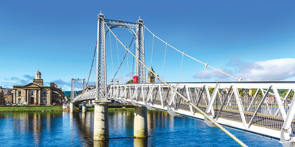 Inverness Suspension Bridge Inverness and Loch Ness travel