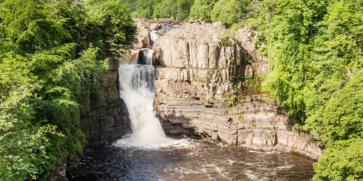High Force is one of the most spectacular waterfalls in England