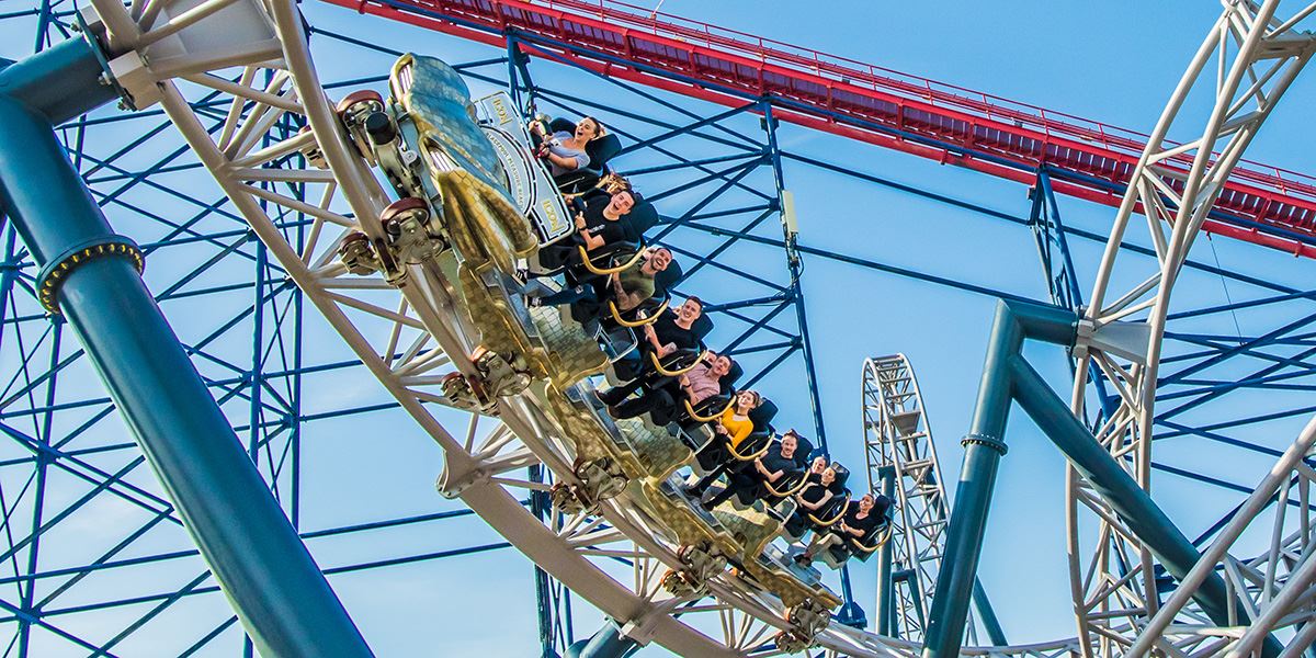 ICON rollercoaster at Blackpool Pleasure Beach