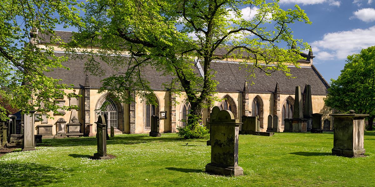 Greyfriars Kirkyard lies in the heart of the Old Town in Edinburgh