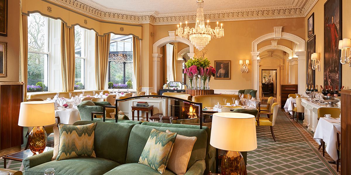 Lord Mayor's Lounge at Shelbourne Hotel in Dublin