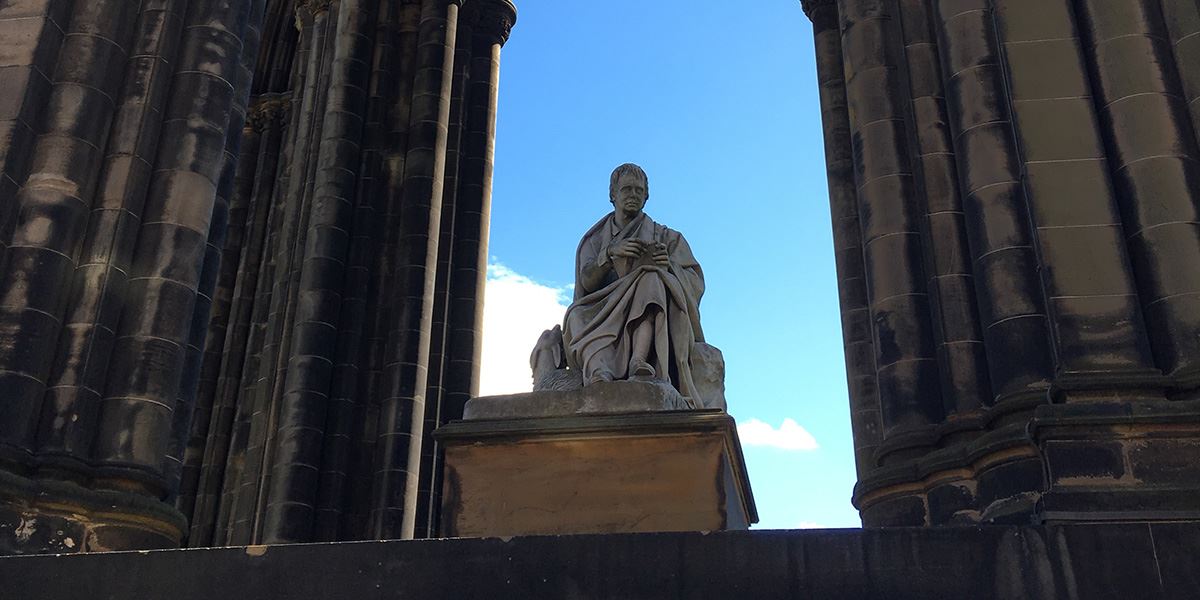 The Scott Monument is located in the heart of Edinburgh on Princes Street