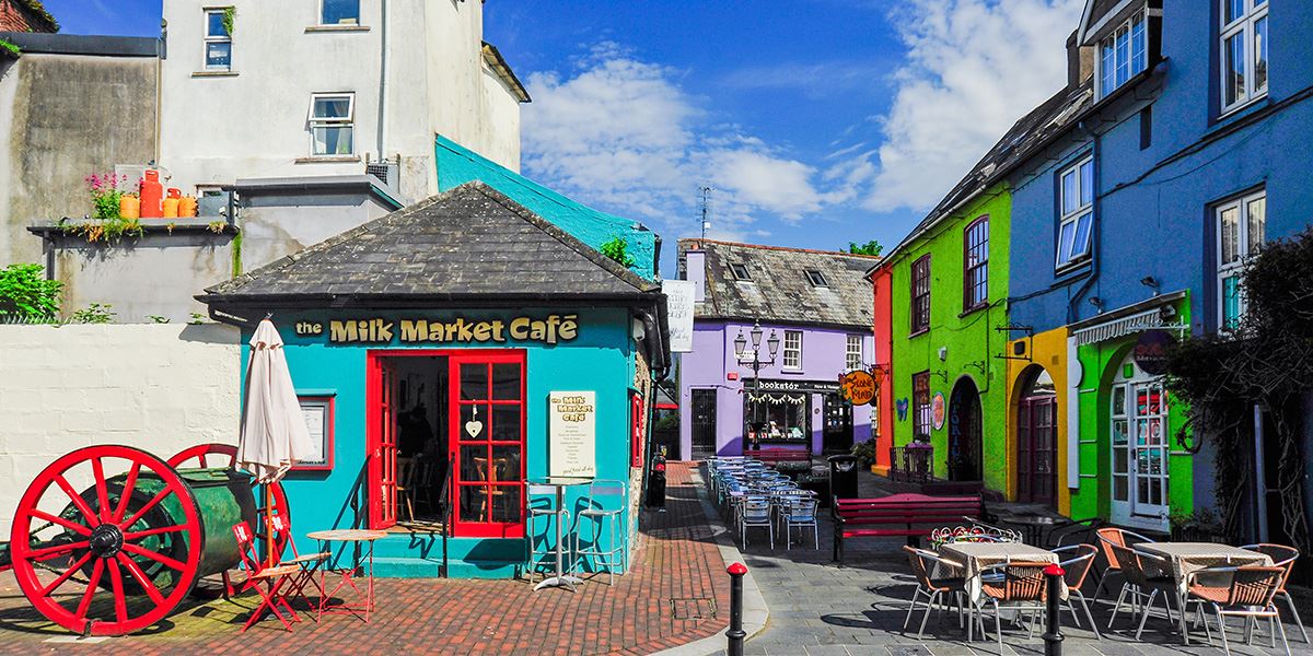 The village of Kinsale in County Cork is famous for its colourful buildings