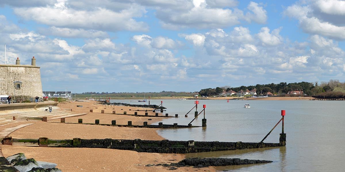 Felixstowe beach, Suffolk