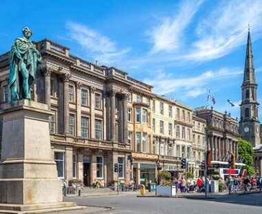 A guide to shopping on George Street in Edinburgh