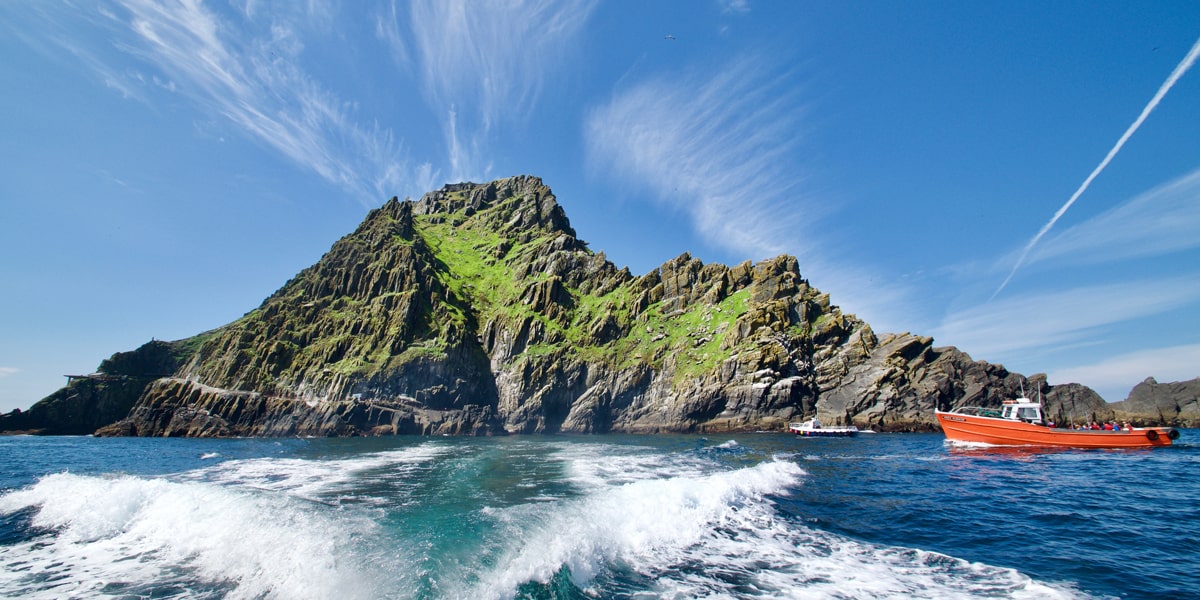 Skellig Michael 12 miles off the Wild Atlantic Way, County Kerry