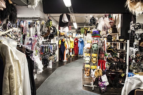 Interior of Afflecks, Manchester – clothing shop