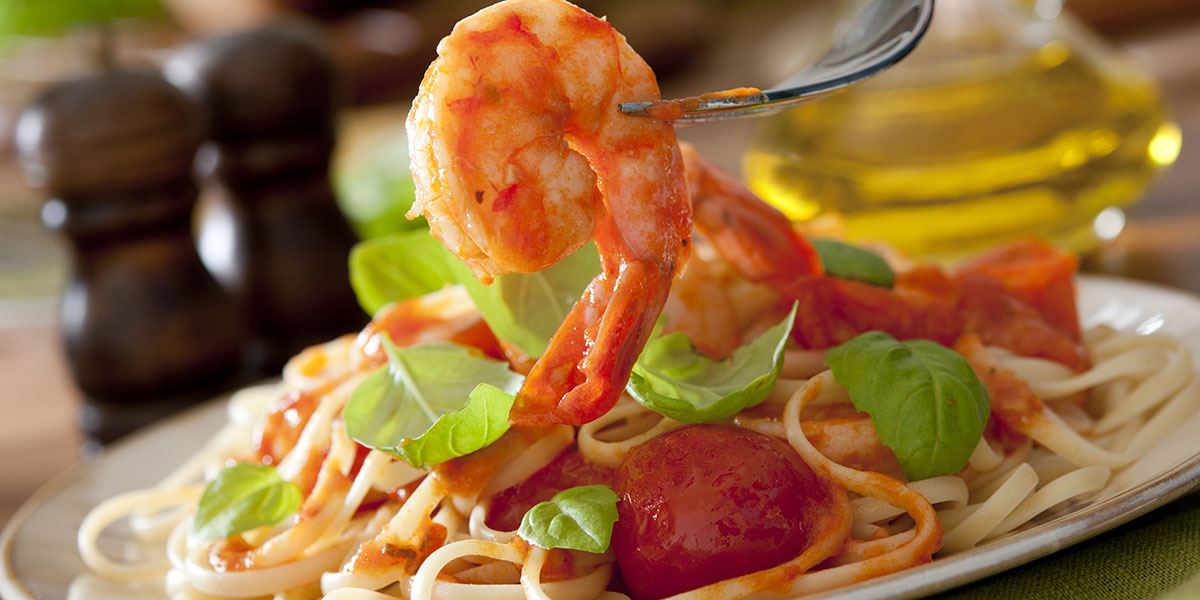 Prawn pasta