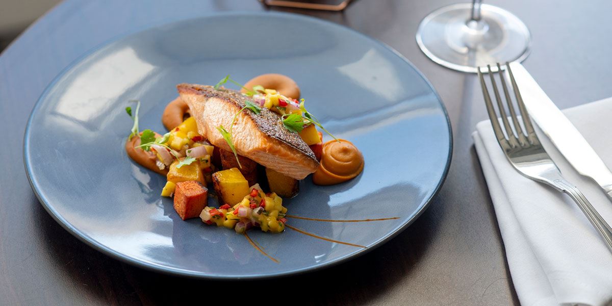 Trout dish at The Wardroom