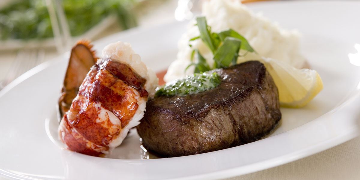 Steak and lobster